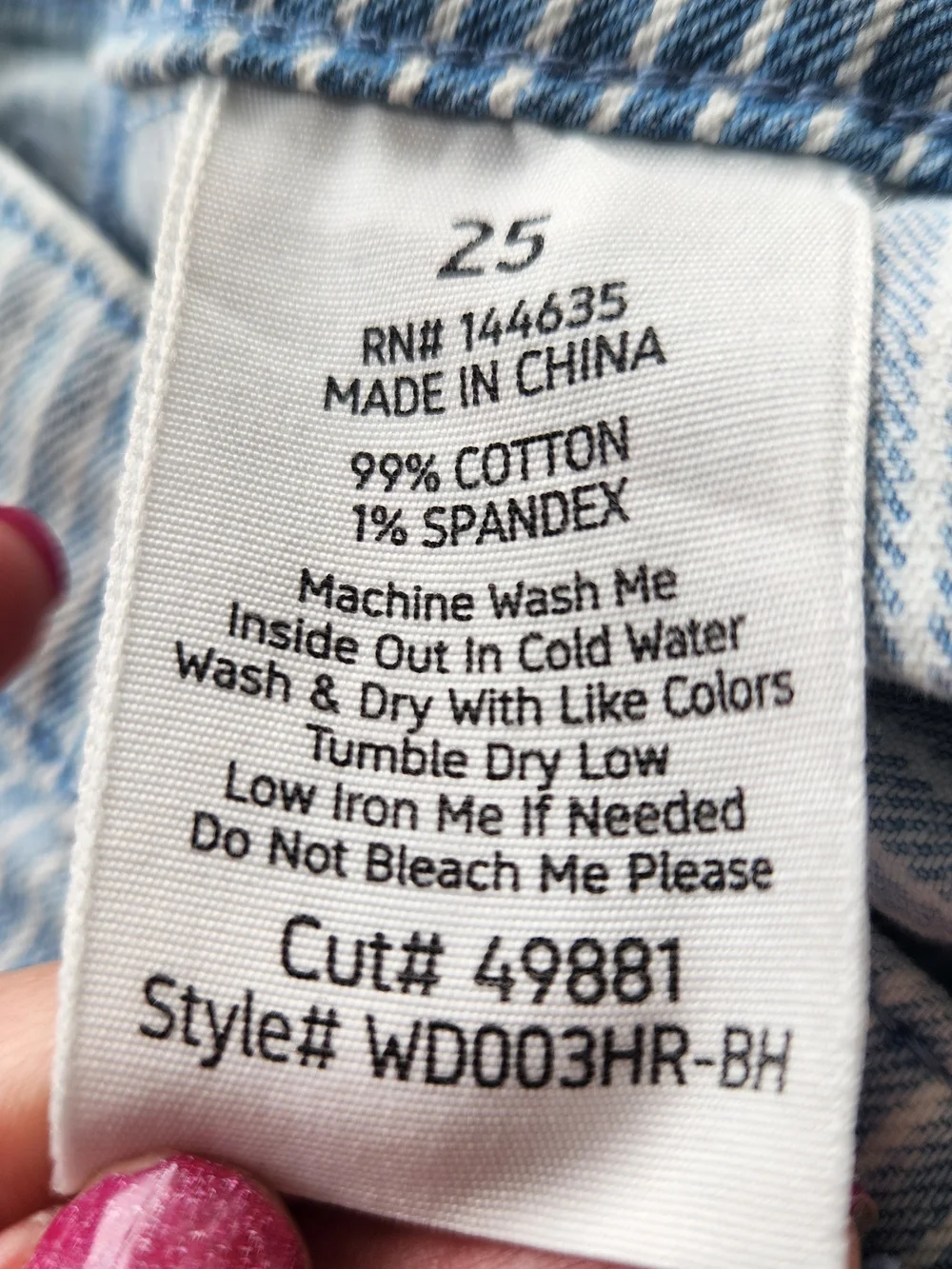 Bohme Sydney Striped Wide Leg Jeans Sz 25